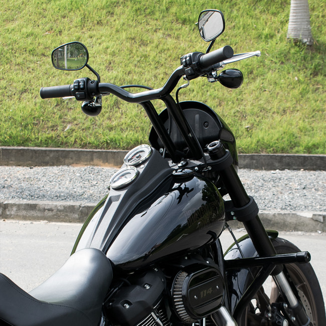 Guidão Sun Bar Robust - Harley-Davidson Low Rider S - 8 à 16 Polegadas - Preto (Default)