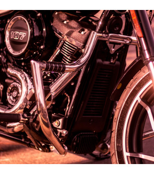 Protetor de Motor King Robust 1.1/4" para Harley-Davidson Softail Slim - Inox Polido