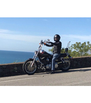 Sissy Bar King 30" Destacável para Harley-Davidson Dyna sem Bagageiro - Inox Polido
