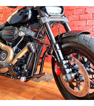 Protetor de motor CrashBar - Harley-Davidson linha Softail - Preto