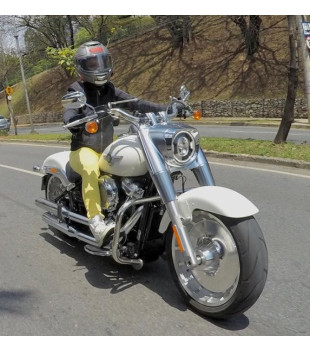 Protetor de Motor Classic Robust 1.1/4" para Harley-Davidson Softail Fat Boy - Inox Polido