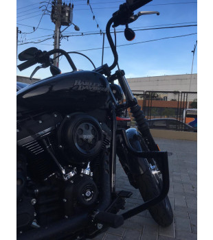 Protetor de Motor King Robust - Harley-Davidson Softail Street Bob - Preto