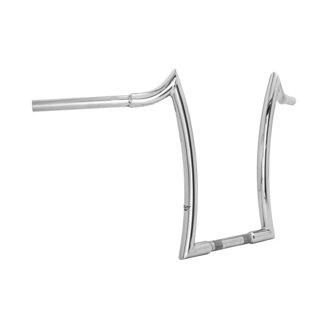 Guidão Diablo Quinado Clean Robust 1.1/4" para Harley-Davidson Dyna - Inox Polido