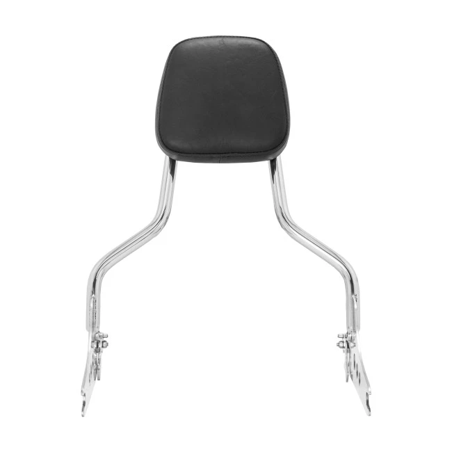 Sissy Bar King Low 16" Destacável para Harley-Davidson Softail Fat Bob sem Bagageiro - Inox Polido