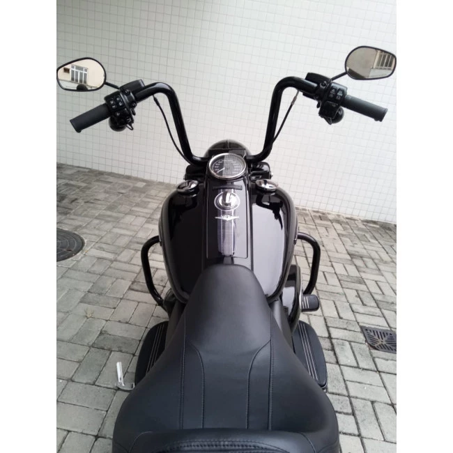 Guidão Ape Hanger Classic Robust - Para Harley-Davidson Road King - 08 a 18 polegadas - Preto