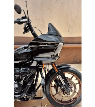 Guidão King Curve Rhino 2" para Harley-Davidson Softail Low Rider - Preto