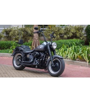 Sissy Bar King 30" Destacável para Harley-Davidson Softail Fat Boy sem Bagageiro - Preto