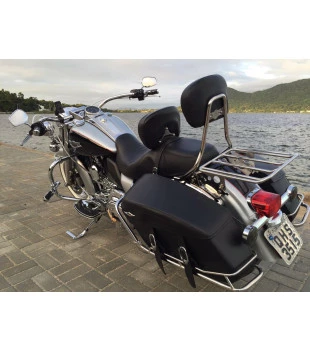 Guidão Beach Bar Robust 1.1/4" para Harley-Davidson Softail Heritage - Inox Polido