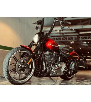 Guidão King Curve Rhino 2" para Harley-Davidson Softail Breakout - Preto