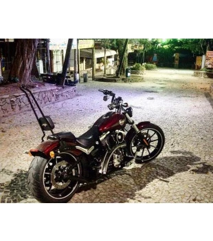 Sissy Bar King 30" Destacável para Harley-Davidson Softail Breakout sem Bagageiro - Preto