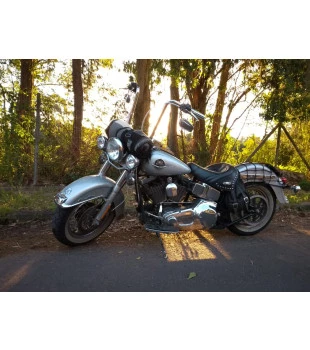 Guidão Ape Hanger Classic Robust 1.1/4" para Harley-Davidson Softail Night Train - Inox Polido