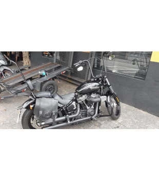 Guidão Ape Hanger Classic Robust 1.1/4" para Harley-Davidson Softail Heritage - Preto