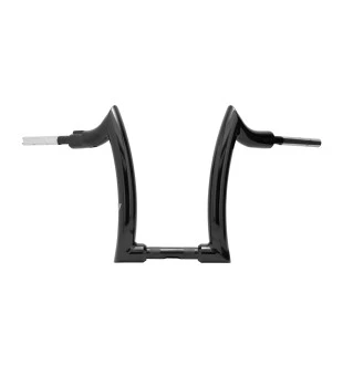Kit Guidão Front Diablo Rhino 2” + Cabos Mecânicos sem Acelerador Eletrônico para Harley-Davidson Softail Line - Preto