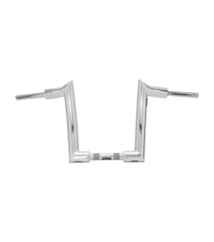 Guidão Mad Dogger Curve Rhino 2" para Harley-Davidson Touring Road King - Inox Polido