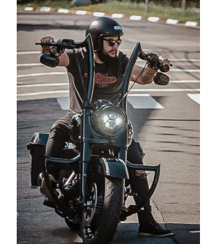 Protetor de Motor Diablo Brutale 1.1/2" para Harley-Davidson Touring Road King - Preto