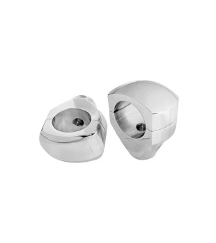 Riser T-Clean Brutale para Guidão 1.1/2 - Aluminio Polido