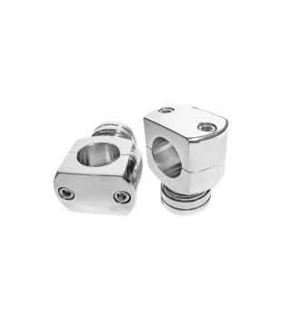 Risers King Robust para Guidão 1.1/4" - Alumínio Polido