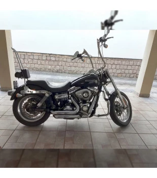 Guidão Diablo Classic Robust 1.1/4" para Harley-Davidson Dyna - Inox Polido
