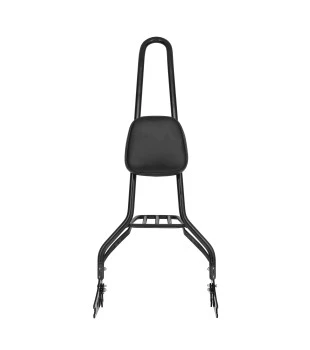 Sissy Bar King 30" Destacável para Harley-Davidson Softail Blackline com Bagageiro Removivel - Preto