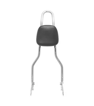 Sissy Bar King 25" Destacável para Harley-Davidson Softail Deluxe sem Bagageiro - Inox Polido