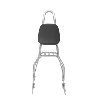 Sissy Bar King 25" Destacável para Harley-Davidson Softail Low Rider S com Bagageiro Removivel - Inox Polido