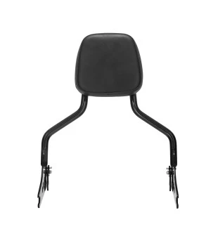 Sissy Bar King Low 16" Destacável para Harley-Davidson Softail Sport Glide sem Bagageiro - Preto