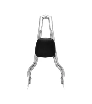 Sissy Bar Brutale Backbone 25" Destacável para Harley-Davidson Softail Fat Boy sem Bagageiro - Inox Polido
