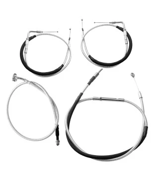 Kit de Cabos Mecânicos para Harley-Davidson Softail 2000 a 2015 para Motos Sem Acelerador Eletrônico