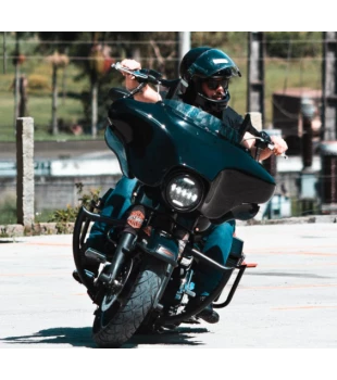 Protetor de Motor Diablo Brutale 1.1/2" para Harley-Davidson Softail Low Rider S - Preto