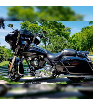 Guidão King Classic Robust 1.1/4" para Harley-Davidson Touring Electra Glide - Inox Polido