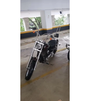 Guidão Ape Hanger Classic Robust 1.1/4" para Harley-Davidson Dyna - Inox Polido