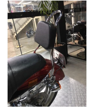 Sissy Bar King 20" Destacável para Harley-Davidson Sportster sem Bagageiro - Inox Polido