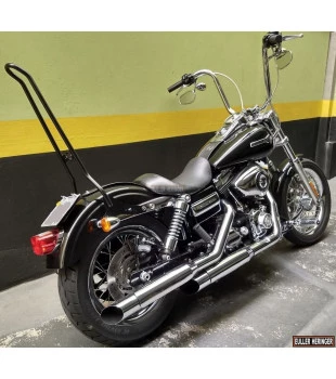 Sissy Bar King 30" Destacável para Harley-Davidson Dyna sem Bagageiro - Preto
