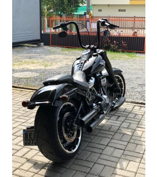 Guidão Ape Hanger Classic Brutale 1.1/2" para Harley-Davidson Softail Fat Boy - Preto
