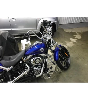 Protetor de Motor King Robust 1.1/4" para Harley-Davidson Softail Breakout - Inox Polido