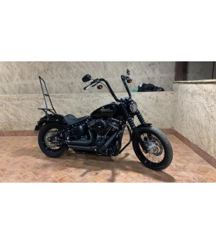 Guidão Ape Hanger Classic Brutale 1.1/2" para Harley-Davidson Softail Street Bob - Preto