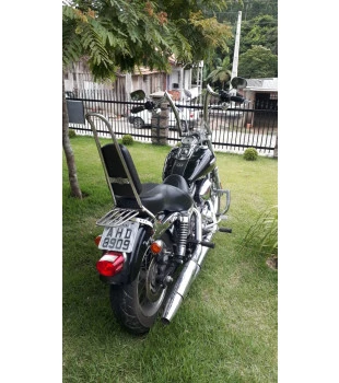 Guidão Diablo Quinado Robust 1.1/4" para Harley-Davidson Dyna - Inox Polido