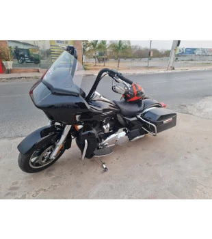 Guidão Ape Hanger Curve Robust 1.1/4" para Harley-Davidson Touring Road Glide - Preto