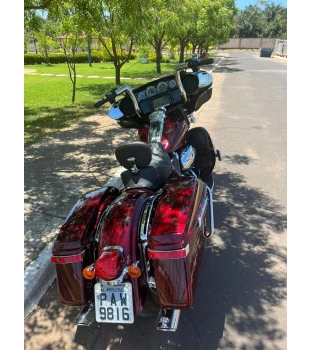 Kit Guidão Front King Rhino 2” + Cabos Mecânicos com Embreagem Hidráulica para Harley-Davidson Touring Electra, Street e Ultra Glide - Inox Polido