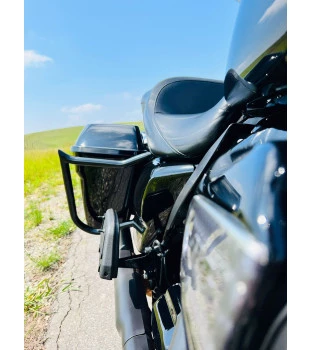 Protetor de Alforge Diablo para Harley-Davidson Touring Road King 2011 a 2014 - Preto