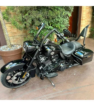 Protetor de Alforge Classic para Harley-Davidson Touring Road King 2015 a 2023 - Preto