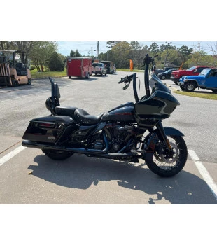 Kit Guidão King Curve Rhino 2” + Cabos Mecânicos com Embreagem Mecânica para Harley-Davidson Touring Road Glide - Preto
