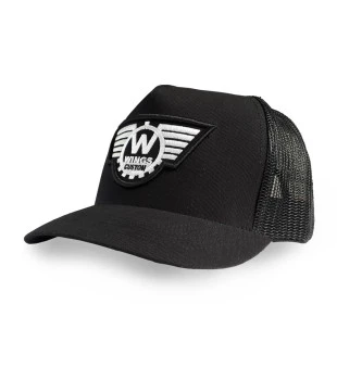 Boné Old Custom Trucker Preto - Wings Custom