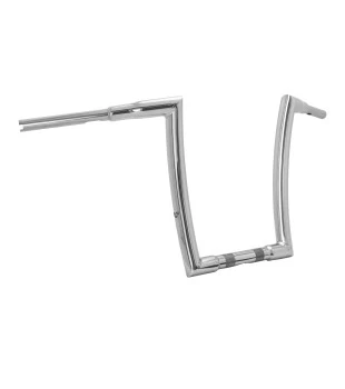 Guidão King Curve Brutale 1.1/2" para Harley-Davidson Dyna - Inox Polido