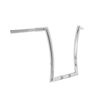 Guidão King Clean Quinado Robust 1.1/4" para Harley-Davidson Softail Night Train - Inox Polido