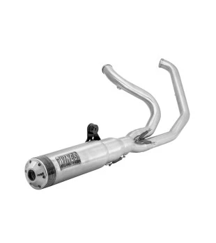 Escapamento Super Sport Standard Wings - El Camino para Harley-Davidson Softail Motor M8 - Inox Escovado