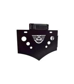 Suporte de Placa Lateral King para Motos até 250cc