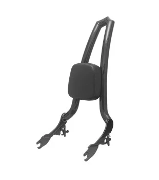Sissy Bar Backbone Brutale 25" Destacável para Harley-Davidson Touring - Preto