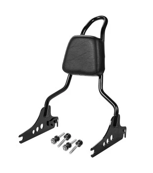 Sissy Bar King 20" Destacável para Harley-Davidson Softail Sport Glide sem Bagageiro - Preto