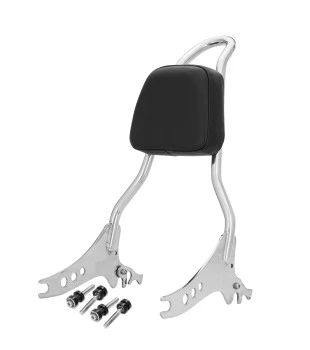 Sissy Bar King 20" Destacável para Harley-Davidson Sportster sem Bagageiro - Inox Polido